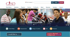 Desktop Screenshot of garlandisd.net